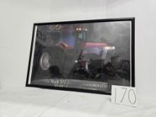 Plastic frame 50th anniversary celebrating 50,000 Magnum tractor 7250 tractor  good condition