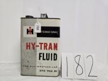 IH Hytran fluid can #372704R1 empty little dent fair condition