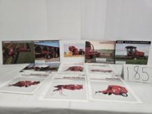 11pc case IH hay and forage brochures in envelope