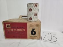 6 IH filter elements in box #313117C92 box is good