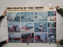 IH Hay & Forage Agriculture equipment poster