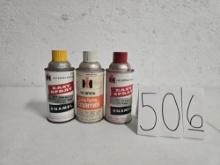 3 cans of IH spray enamel IH white/federal yellow/red