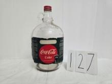 1 Gall Coca-cola Syrup Jug With Screw-on Lid Empty Label In Fair Cond