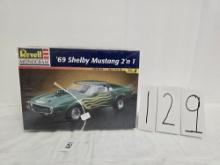 Revell Monagram '69 Shelby Mustang 2'n 1 Skill Level 2 1/25th Scale Model Kit In Sealed Box