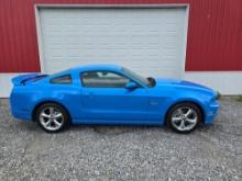 2014 Grabber Blue Mustang Gt 5.0 5749 Original Miles One Owner Special Order