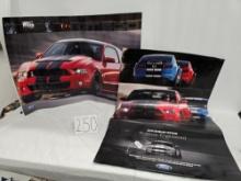 2 Shelby Gt 500 Posters Unframed Reversible 2013 & 2014