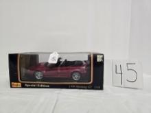 Maisto International Inc Red 1999 Mustang Gt Convertible 1/18th Scale Spec Ed Box In Good Cond
