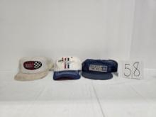 Lot Of 3 Hats Mach 1 And Mustang And Moss 302 Fair Cond
