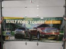 Built Ford Tough F-series Pick-up Trucks Canvas Dealer Banner 120" X 47" New Old Stock