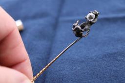 Novelty Stick Pin and Swarovski Crystal