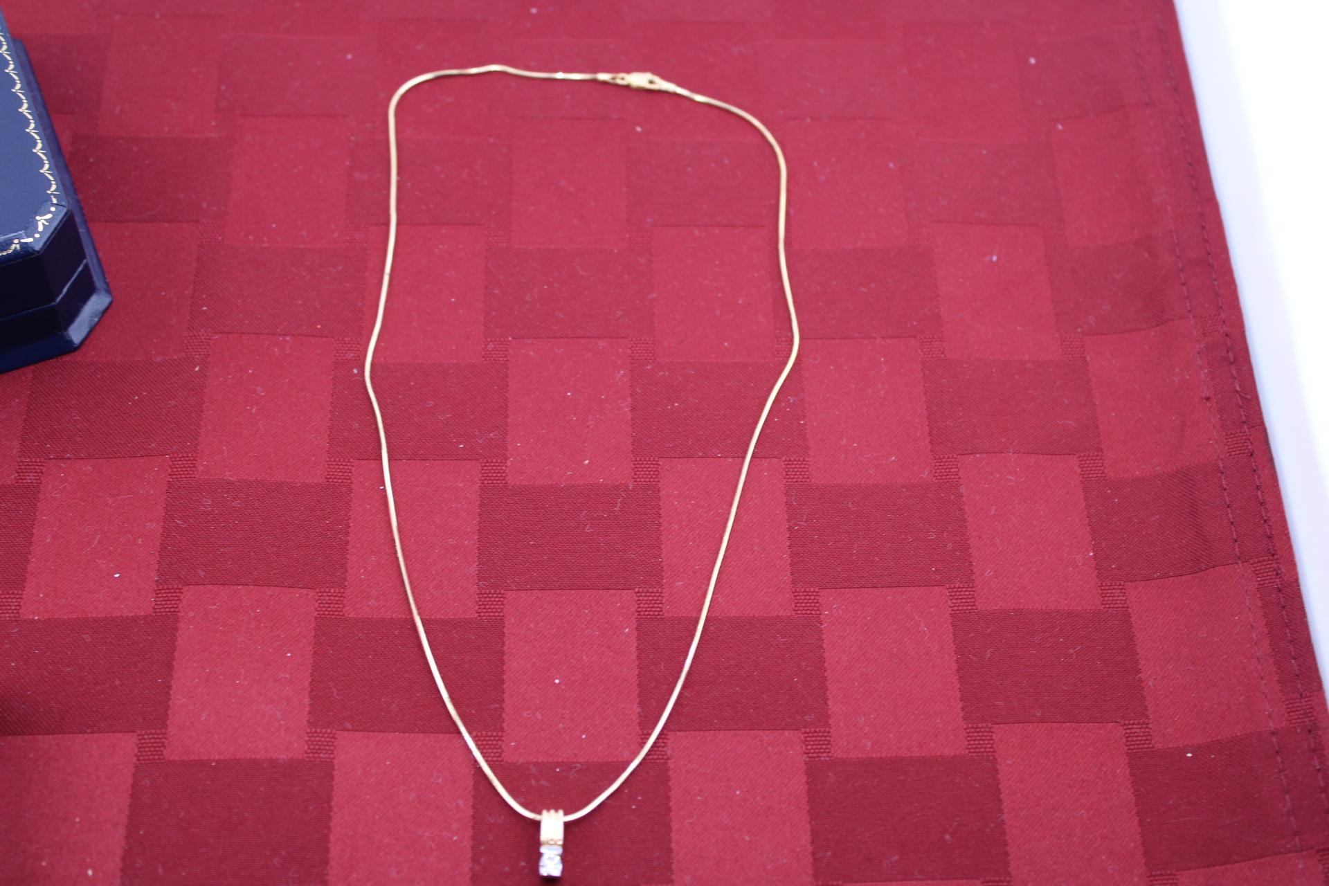 14k 18” gold chain. 5.44 grams