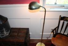 Vintage Brass Clam Shell Floor Lamp Mid Century. 45”