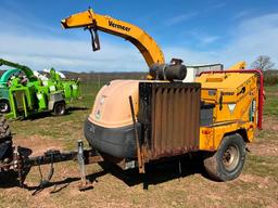 2010 VERMEER BC1500 BRUSH CHIPPER WITH WINCH