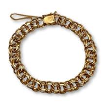 Vintage 14K Gold Chain Bracelet