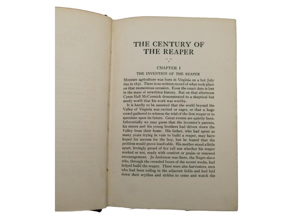 "The Century of the Reaper" by Cyrus McCormick 1931