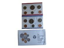 Lot of 2 - 1992 US Mint Uncirculated Coin Set