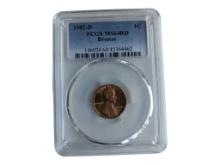 1982-D PCGS MS64RD Bronze Lincoln Penny