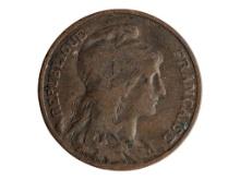 1902 French 10 cent Coin