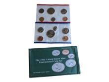 Lot of 2 - 1993 US Mint Uncirculated Coin Set