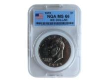 1978 NGA MS 66 Ike Dollar