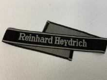 WWII GERMAN WAFFEN SS "REINHARD HEYDRICH" CUFFTITLE