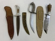 VINTAGE MEXICAN KNIVES WITH SHEETS