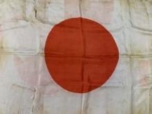 WWII IMPERIAL JAPANESE SILK NATIONAL FLAG