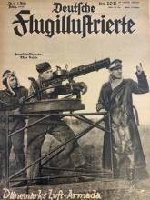 NAZI GERMANY 1935 ILLUSTRATED MAGAZINE DEUTSCHE FLUGILLUSTRIERTE 1935 JUSTA 17 ARTICLE