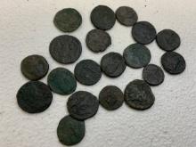 ANCIENT ROMAN BRONZE COINS 2000 - 3000 YEARS OLD