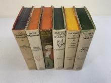 ANTIQUE BOOKS JAMES OLIVER CURWOOD LOT OF 6 WITH ORIGINAL DUST COVERS