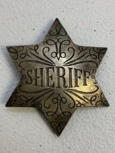 VINTAGE OBSOLETE SHERIFF BADGE
