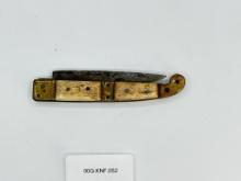 18th Century Four Panel Bone Folding Knife (00G.KNF.052)