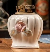 Vintage Ceramic Rose Lighter