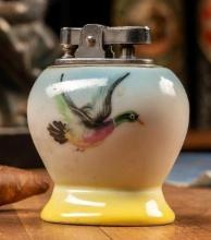 Vintage Hand Painted Japanese Porcelain Lighter