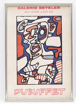 Galerie Beyeler Jean Dubuffet French 1901-1985 Offset Lithograph