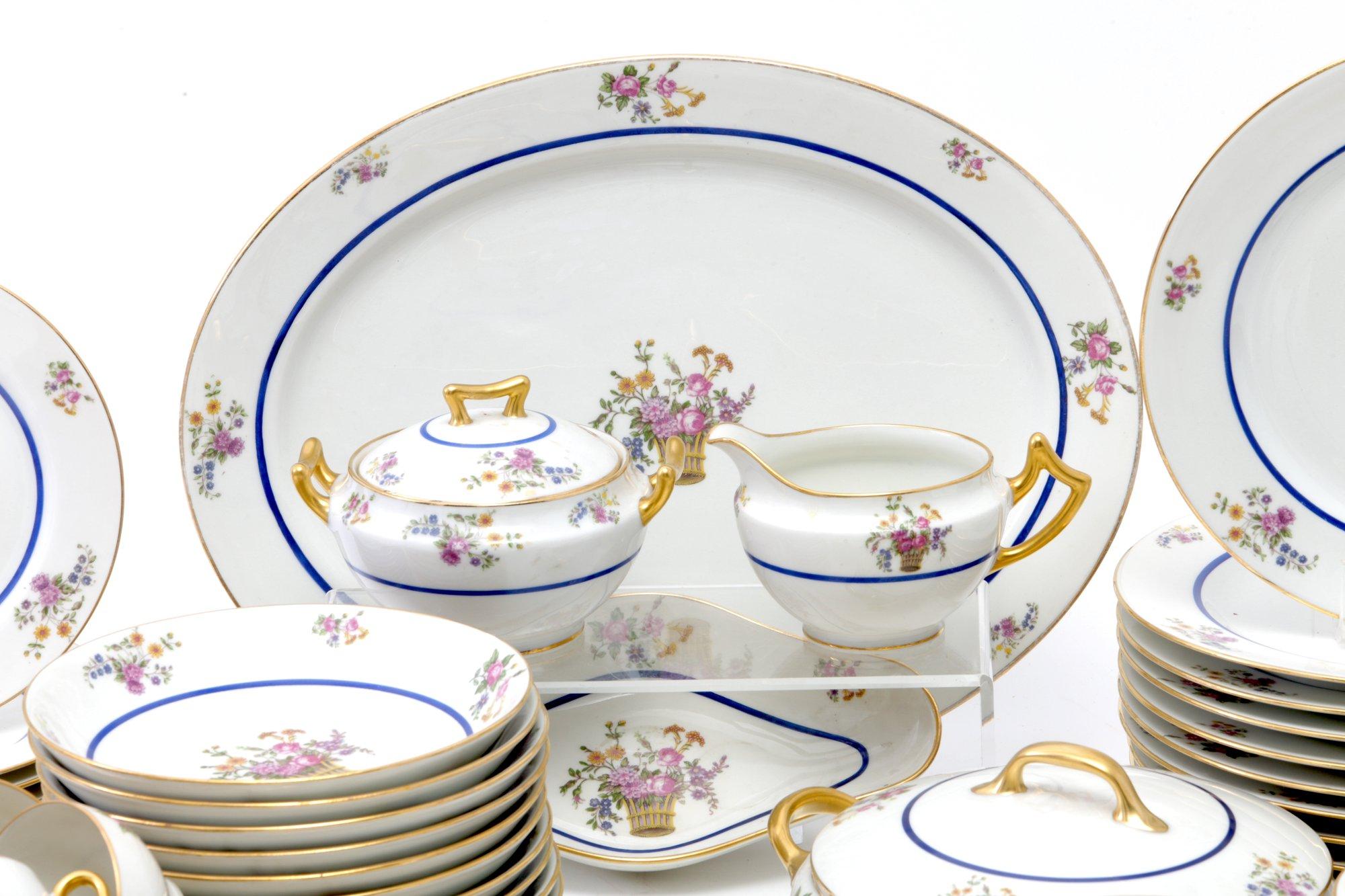 Limoges Elite Works Porcelain Dinnerware Set