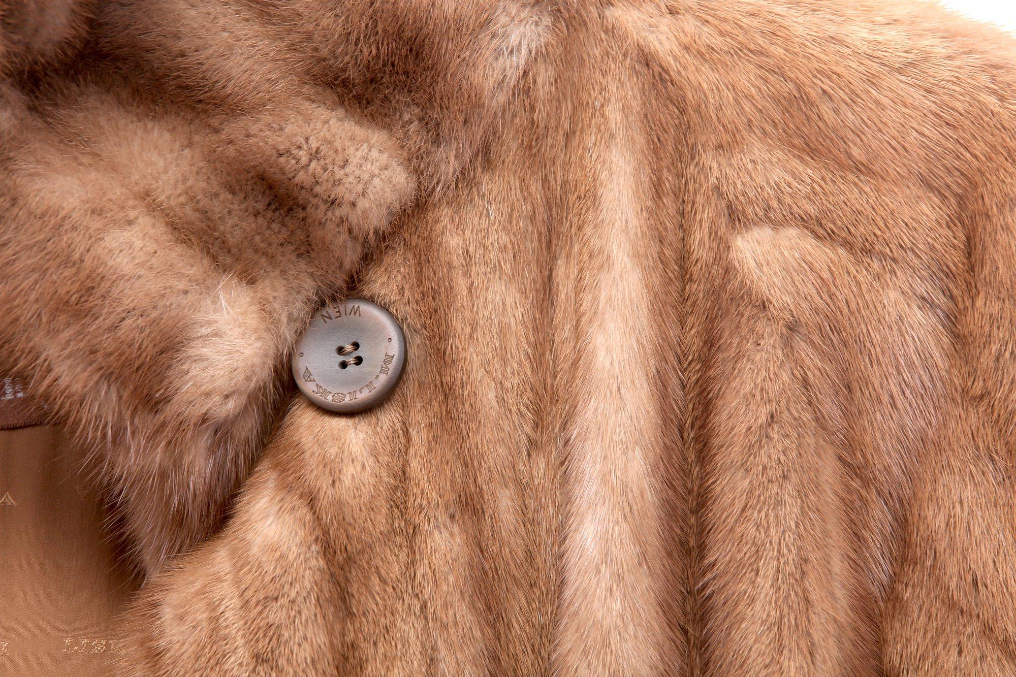 Liska  Sable Fur Stroller Coat. Womens Size Medium