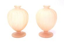 Pair Of Pink Vases