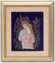 Framed Edna Hibel Eternal Love Lithograph On Porcelain - Artist Proof