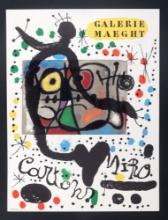 Joan Miro Cartons Galerie Maeght Reproduction Poster
