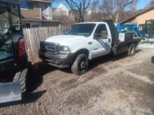 2004 Ford F350 flat bed truck