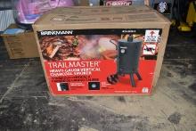Brinkmann Trailmaster vertical charcoal smoker, new in box