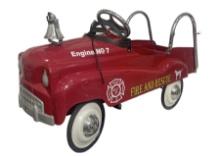 Vintage Pedal Car Fire and Rescue Truck