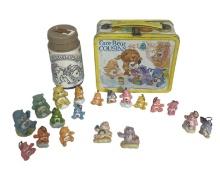 Care Bear Lunch Box with My Little Pony Thermos and Care Bear Figures