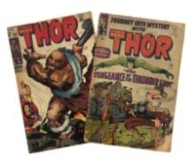 Vintage Marvel Comics - The Mighty Thor No.159 and No.115