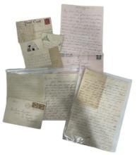 Vintage Envelopes, Letters, Postcards, and Stamps From the 1940s