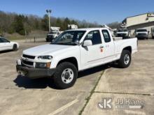 2012 Chevrolet Colorado 4x4 Extended-Cab Pickup Truck Runs & Moves) (Jump To Start, Missing Headligh