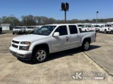 2010 Chevrolet Colorado Crew-Cab Pickup Truck Runs & Moves, Starts With Jump,