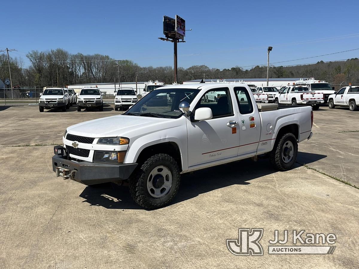 (Conway, AR) 2012 Chevrolet Colorado 4x4 Extended-Cab Pickup Truck Runs & Moves,) (Jump To Start, Ch