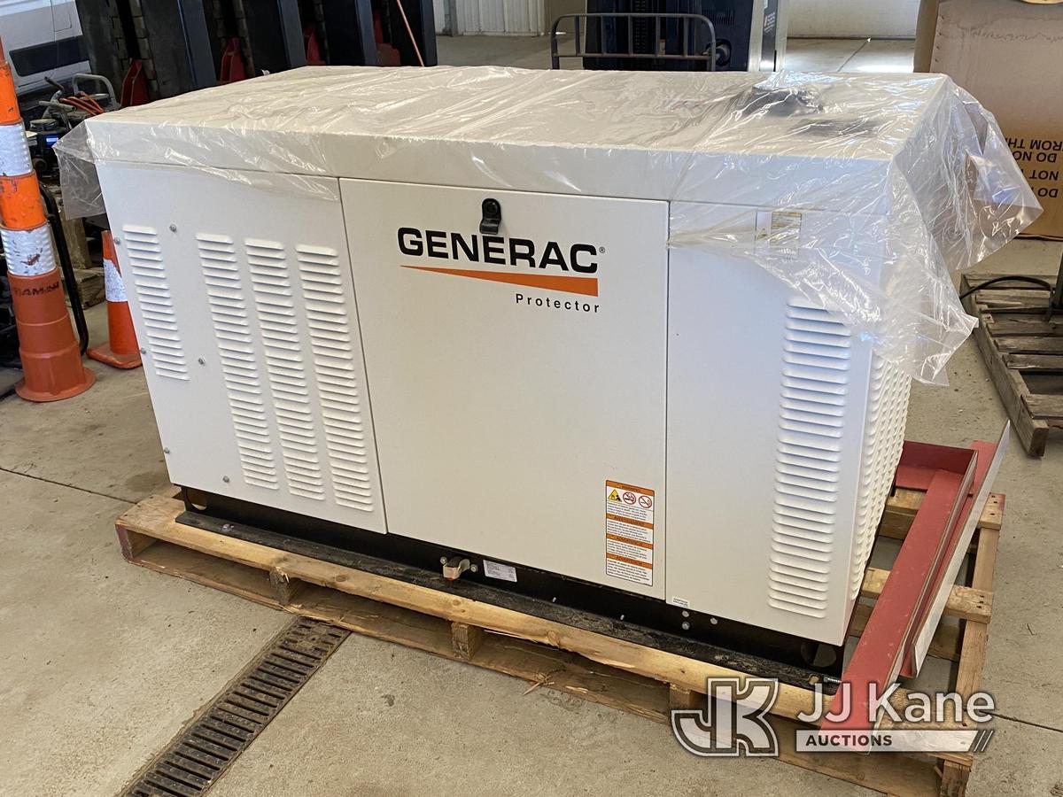 (South Beloit, IL) Generac RG03015JNAX Generac Protector Series 30kW Automatic Standby Generator. Ne